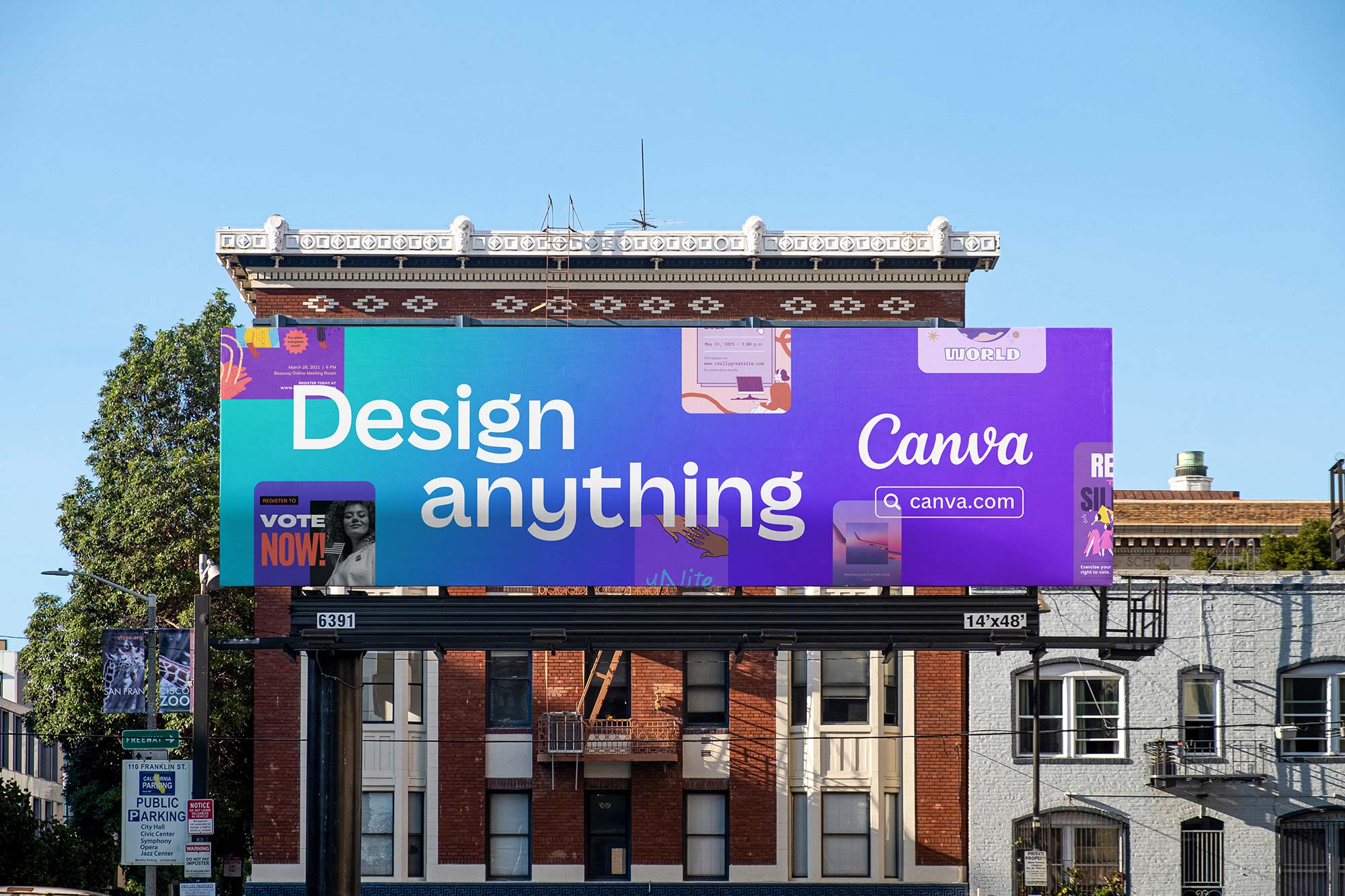 canva billboard