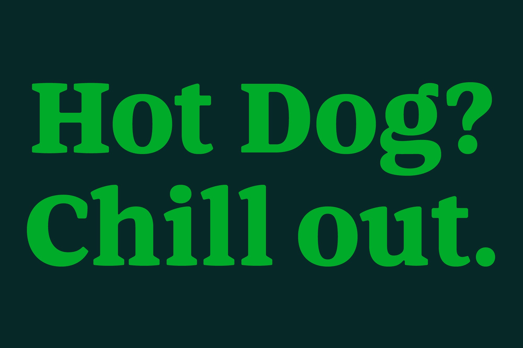 hot dog headline