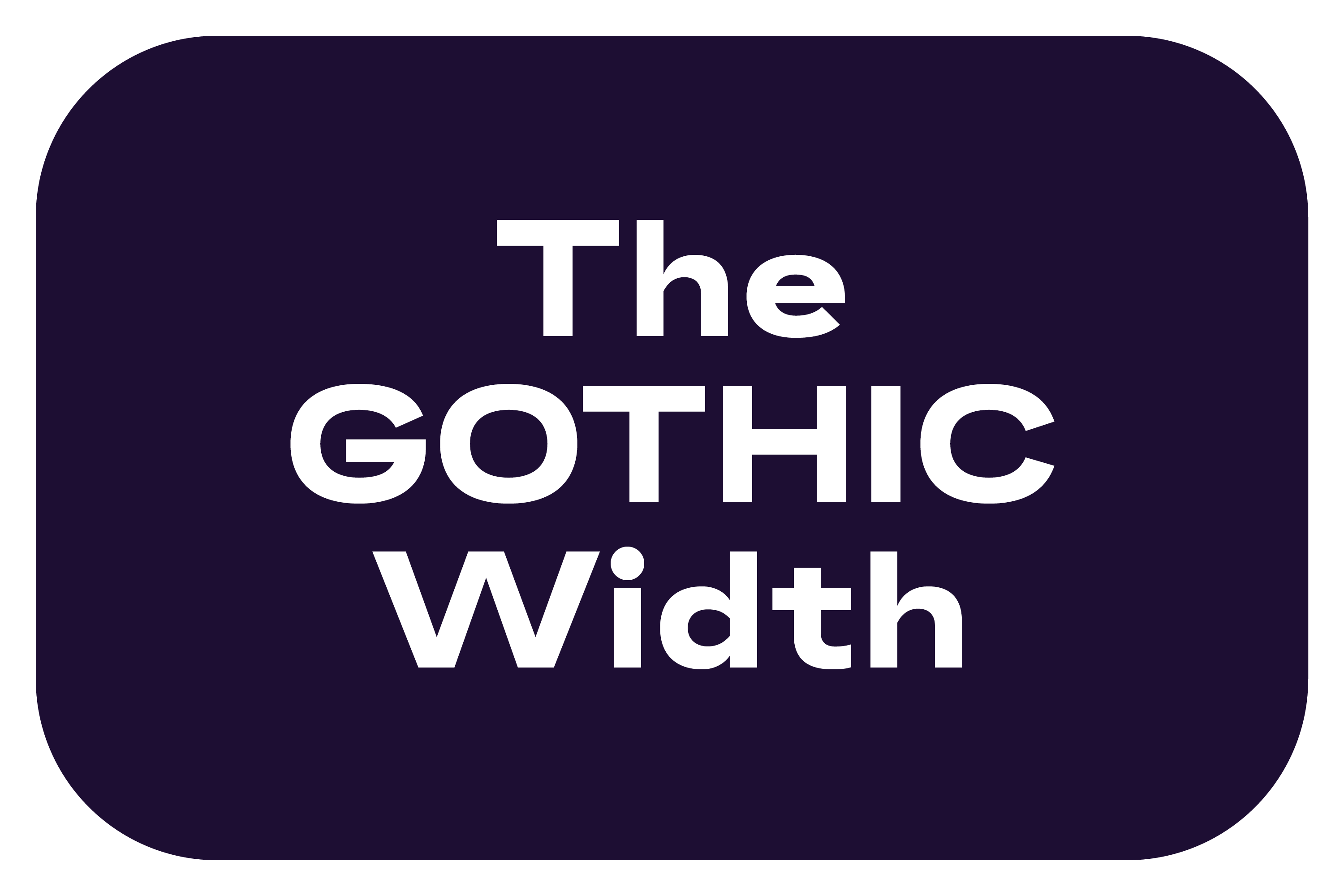 The GOTHIC Width