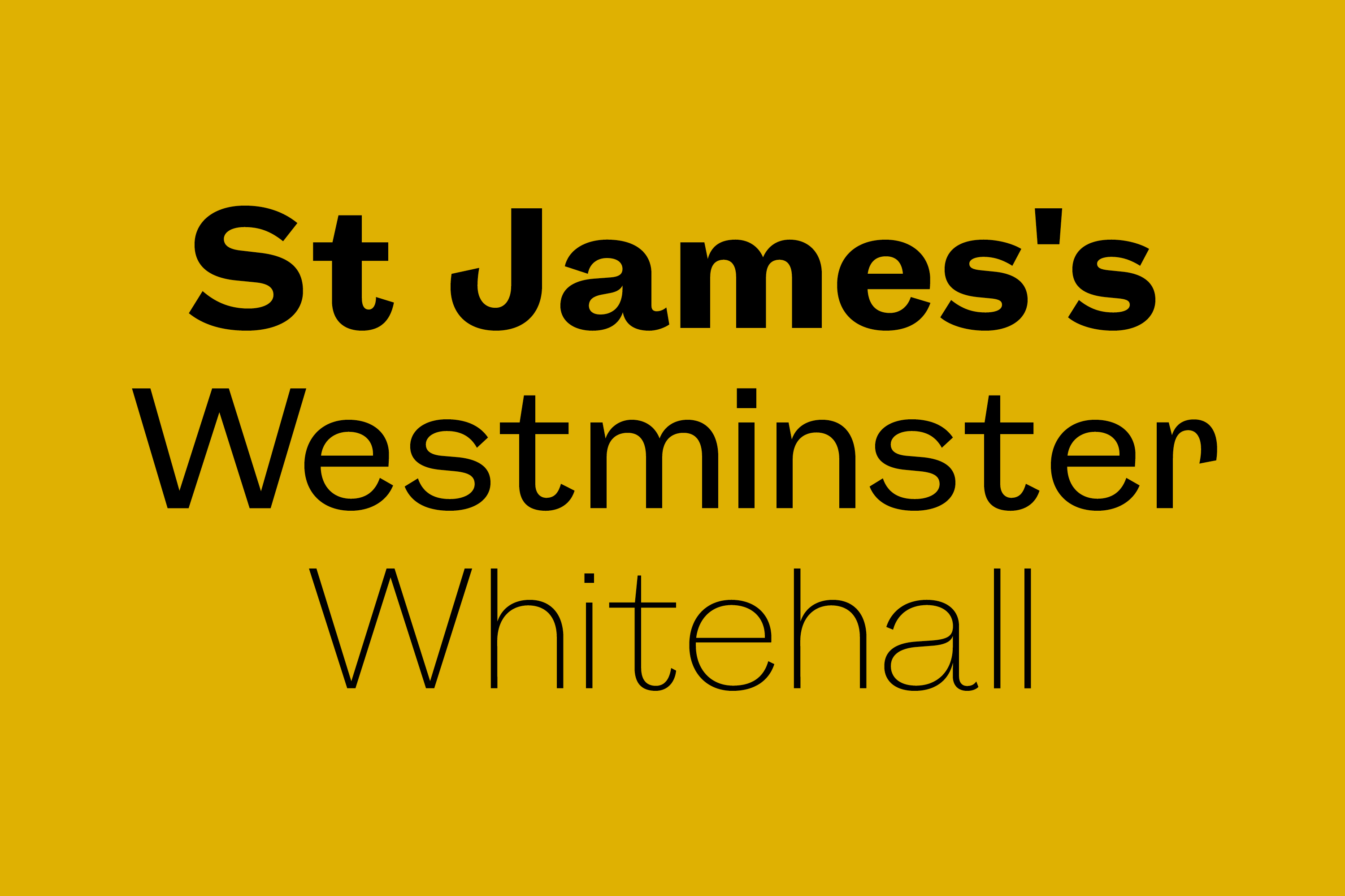 St James Westminster Whitehall